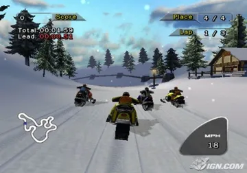 SnoCross 2 featuring Blair Morgan screen shot game playing